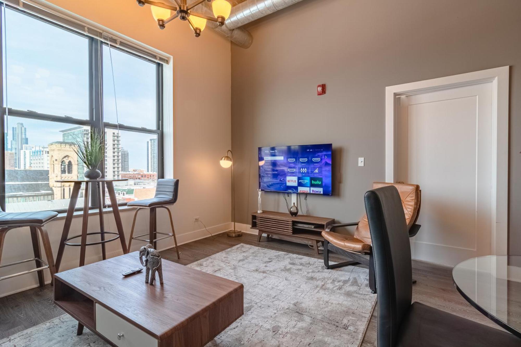 Modern 2Br Loft With Amazing City Skyline View And Optional Parking For 8 Guests Near Mccormick Place And Soldier Field Chicago Exterior foto
